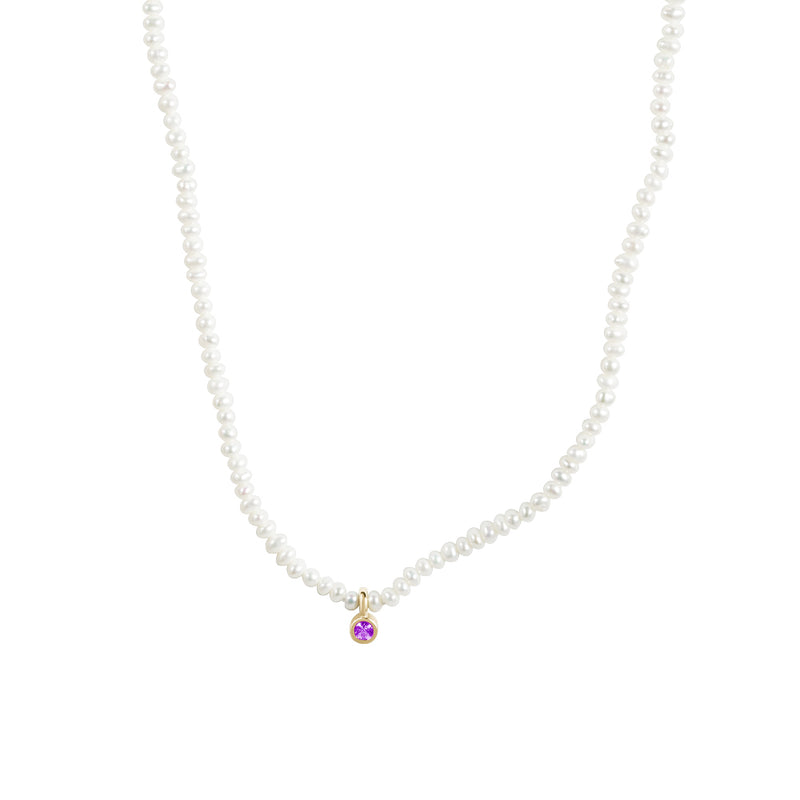 February pearl necklace